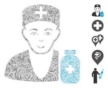 Hat Mozaik Eczacı Doktor