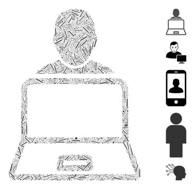 Kapak Kolajı Kullanıcı Dizüstü bilgisayarı