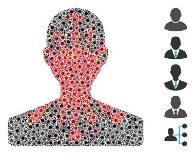 Coronavirus Collage Customer Icon