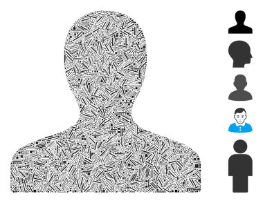 Mozaik Hattı istemci simgesine dayanır. Mozaik vektör istemcisi rastgele kapak noktaları ile tasarlanmıştır. İkramiye simgeleri eklendi.