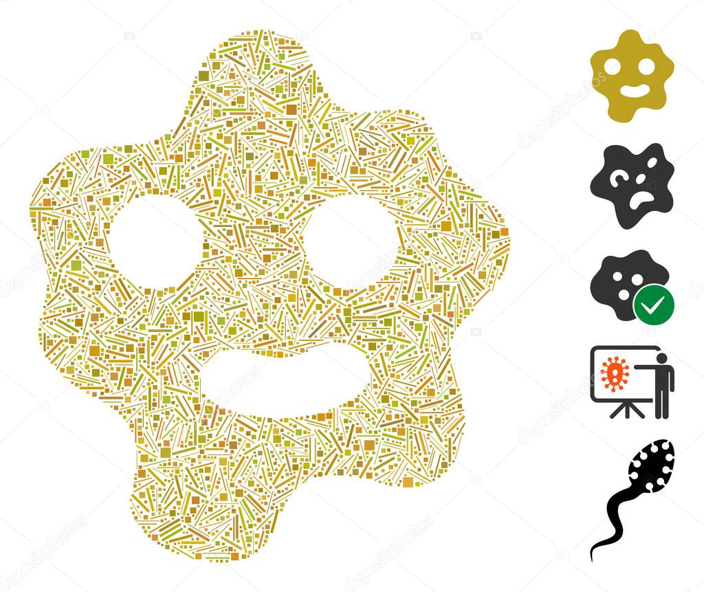Line Mosaic Based On Ameba Icon Mosaic Vector Ameba Is Composed With Scattered Line Items Bonus Icons Are Added Premium Vector In Adobe Illustrator Ai Ai Format Encapsulated Postscript