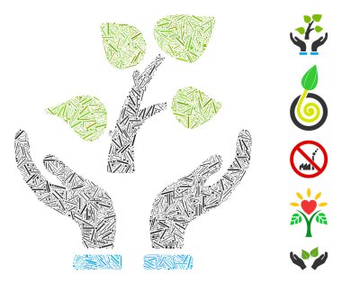 Dash Mozaik, ekolojik proje simgesine dayanıyor. Mozaik vektör eko projesi dağınık çizgi elementleriyle tasarlanmıştır. İkramiye simgeleri eklendi.