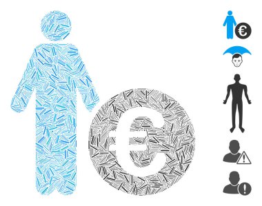 Hatch Mozaik, Avrupalı yatırımcı ikonuna dayanıyor. Mozaik Euro yatırımcısı rastgele çizgi noktalarıyla oluşturulmuştur. İkramiye simgeleri eklendi.