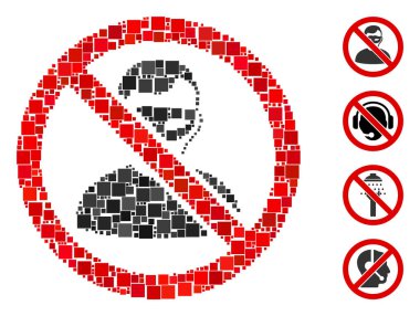Mozaik. Farklı boyutlarda ve renk renklerinde kare elementlerden oluşan isimsiz bir simge yok. Vektör kare elementler soyut bileşimlere ayrılır. İsimsiz simge olmaz. İkramiye simgeleri yerleştirildi.