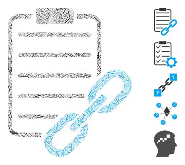 Hatch mozaik engelleme sözleşmesi simgesi farklı boyutlarda ve renk renklerinde düz nesnelerden oluşur. Vektör doğrusal ögeler soyut mozaik engelleme sözleşmesi ikonu olarak birleştirilir. İkramiye simgeleri eklendi.