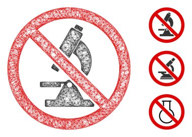 Mikroskop Çokgen Web Vektör Ağ Resimleri Yok