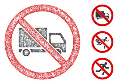 Kargo Teslimatı Çokgen Web Vektör Ağ Resimleri Yok