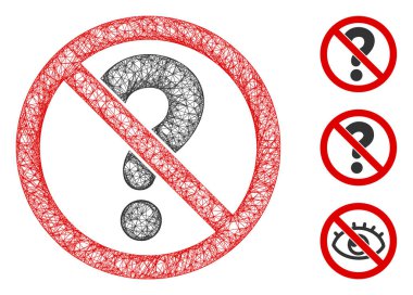 Çokgen Web Vektörü Ağ Resimlemesi Yok