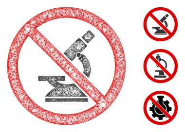 Mikroskop Çokgen Web Vektör Ağ Resimleri Yok