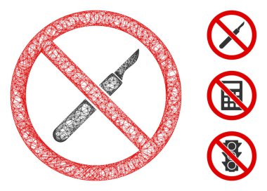 Neşter Çokgen Web Vektörü Örnekleme Yok
