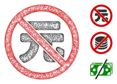 Çince Yuan Çokgen Web Vektörü Ağ İllüstrasyonu Yok