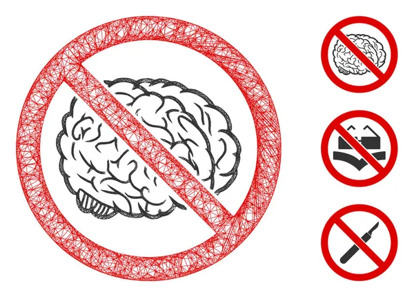 Δεν Εικονογράφηση Διανυσματικών Πλακετών Εγκεφάλου — Διανυσματικό Αρχείο
