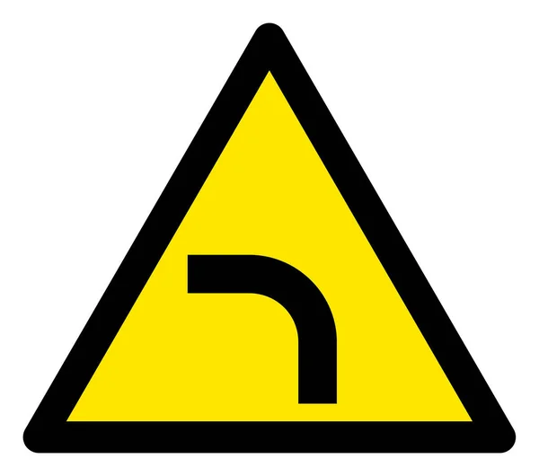 Знак Треугольника Треугольника Растера влево — стоковое фото