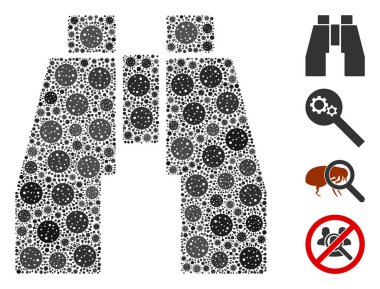 Covid Virüs Elementlerinin Dürbünlerini Bul