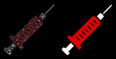 Flaş Noktalı Parlak Ağ 2B Şırınga