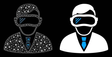 Işık Noktalarıyla Parlak Ağ Artırılmış Gerçeklik