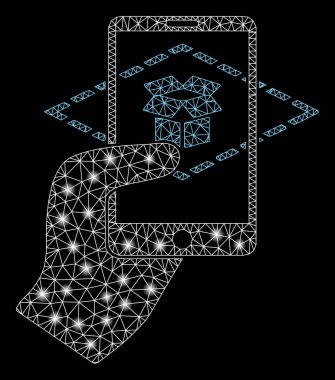 Flaş Noktalarıyla Parlak Ağ Genişletilmiş Gerçeklik