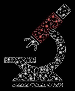 Flare Benekli Parlak Kablo Laboratuvarları Mikroskobu