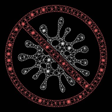 Parlak ağ leşi Işık Noktalarıyla Virüsü Durdur