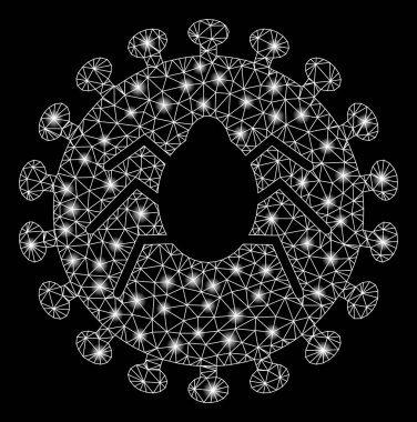 Işık lekeli Parlak Ağlı Kabuk Böceği Virüsü