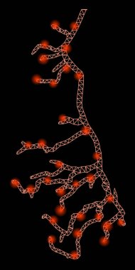 Aydınlık Benekli Parlak Kablo Çerçeveli Yıldırım V8