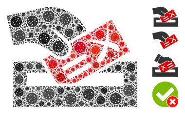 KoronaVirüs Elementleri Anketi Kolajını Protesto Et