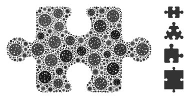 Kapalı Virüs Ögelerinin Bulmaca Kolajı