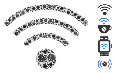 CoronaVirüs Ögelerinin Wi-Fi Kaynak Kolajı