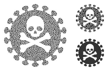 Humpy Ölüm Virüsü Simgesi Kolajı