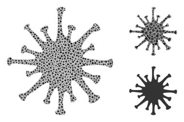 Joggly Coronavirus Simgesi Mozaiği