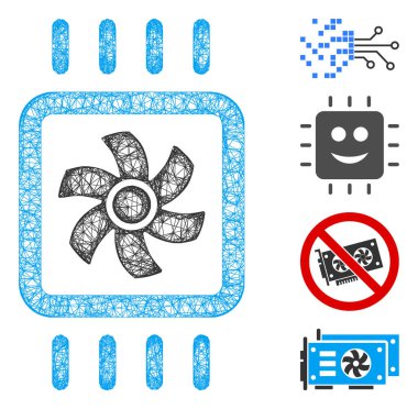 Çip Soğutma Web Vektörü Ağ ResimleriComment
