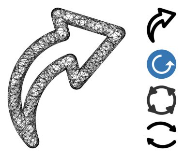 Web Vektör Ağ Resmini Yeniden Yapılandır