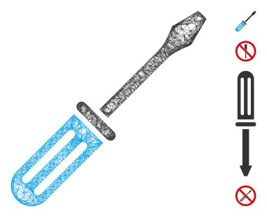 Tornavida Web Vektör Ağ İllüstrasyonu