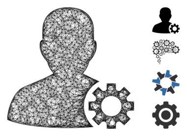 Kullanıcı Seçenekleri Web Vektör Ağ İllüstrasyonu