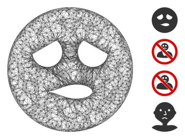 Rahatsız Edici Güler Ağ Vektör Ağ ResimleriComment