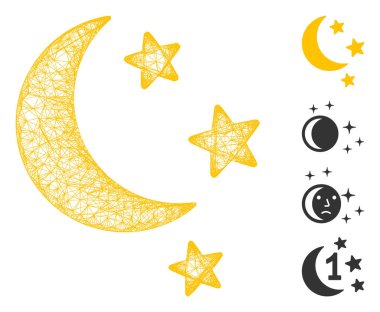 Ay Yıldızları Web Vektör Ağ ResmiComment