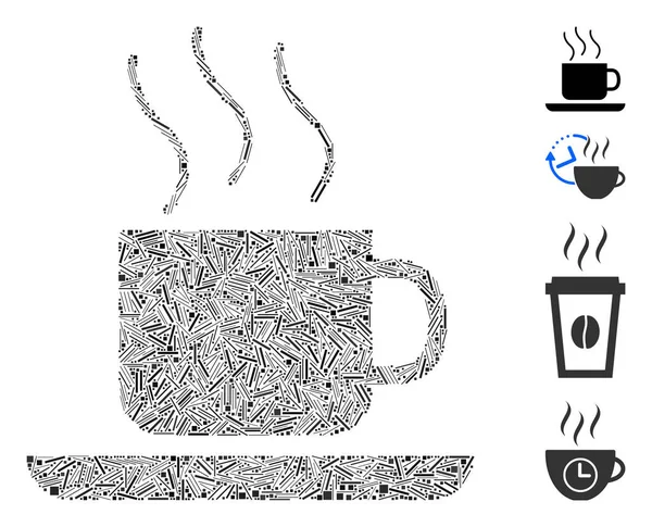Line Coffee-Break Icon Vector — стоковый вектор