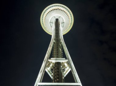 Seattle, Washington 2017 yaklaşık: Binası ı Landmark Space Needle