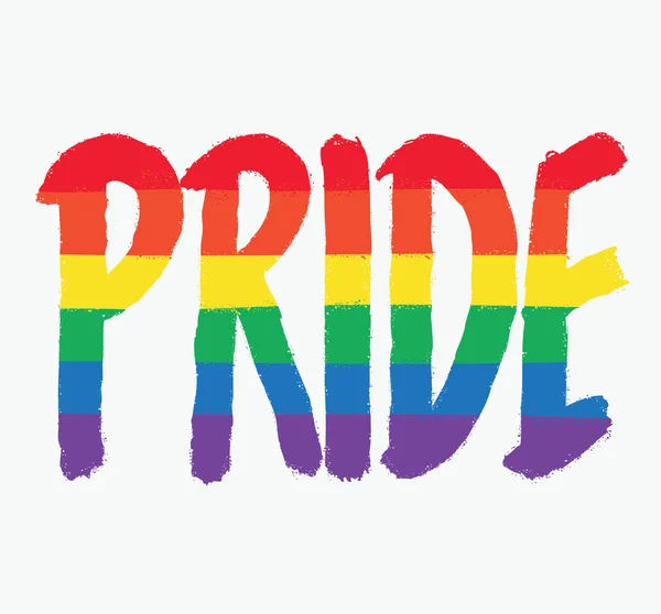 Orgulhoso. Gay simbólico . —  Vetores de Stock