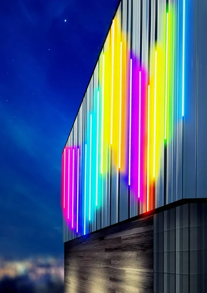 Facade Building Lighting using LED Light