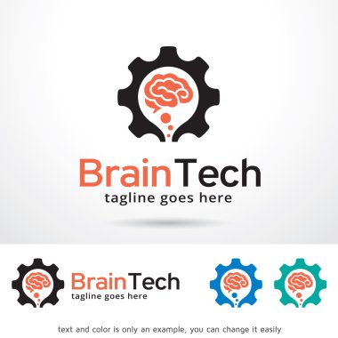 Beyin Tech Logo tasarım şablonu