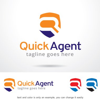 Harf Q Logo tasarım şablonu