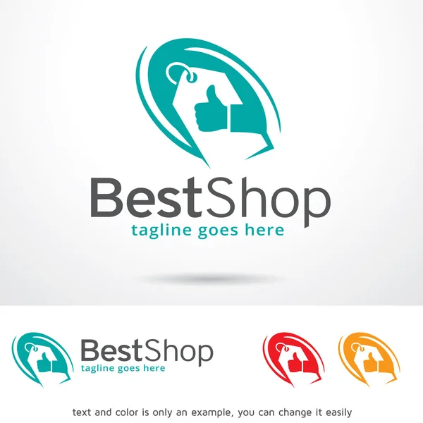 Melhor loja Logo Template Design —  Vetores de Stock