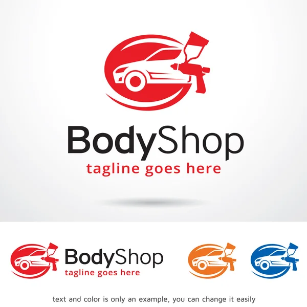 Body Shop Logo tasarım şablonu