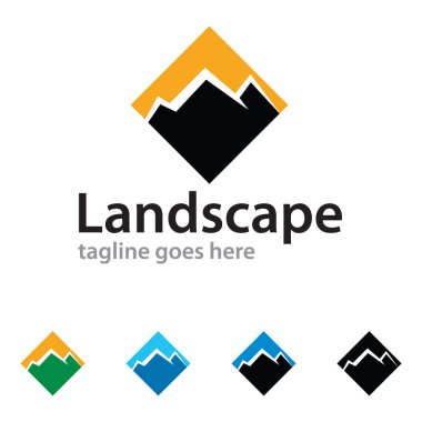 Manzara Logo tasarım şablonu