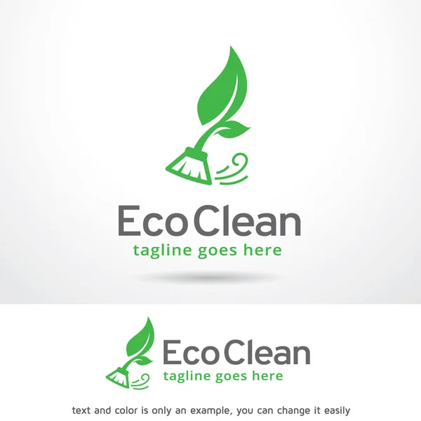 Çevre temiz Logo şablonu tasarım — Stok Vektör