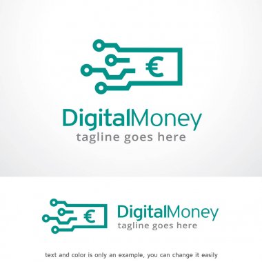Dijital para Logo tasarım şablonu