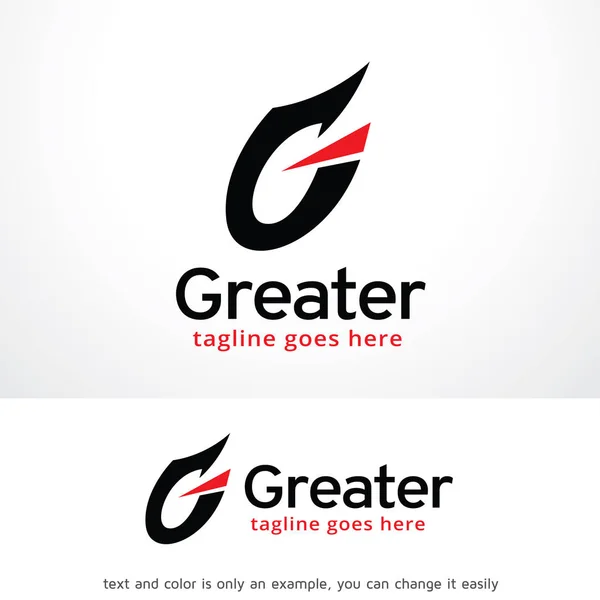 Carta G maior logotipo modelo Design Vector —  Vetores de Stock