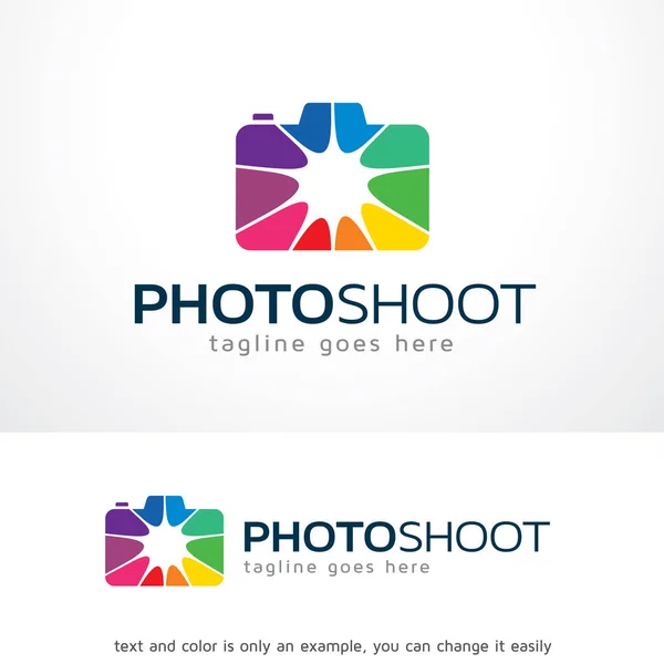 Foto Shoot Logo Template Design Vector —  Vetores de Stock
