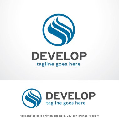 Soyut daire Logo şablonu tasarlamak vektör, amblem, tasarım konsepti, yaratıcı simge, simge